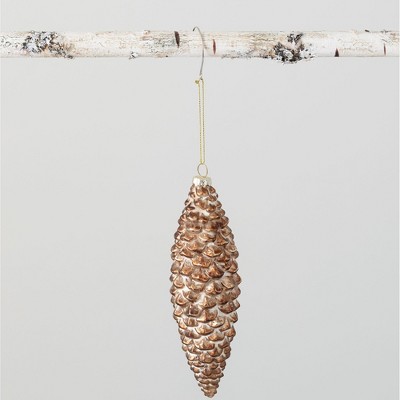 Sullivans Pinecone Ornament 7"H Brown