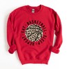 Simply Sage Market Women's Graphic Sweatshirt Eat Basketball Sleep Repeat Leopard Basketball - 3 of 4