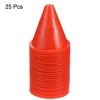 Unique Bargains PE Football Roller Skating Sports Agility Cones with Expression Holes 25 Pcs - 3 of 4