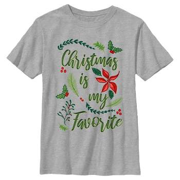 Boy's Lost Gods My Favorite is Christmas T-Shirt