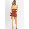 Women's MULTI-WAY CUTOUT TIE BACK ROMPER - ENDLESS BLU. - 4 of 4