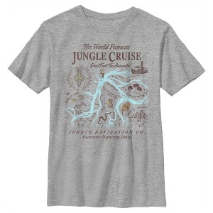 Boy's Jungle Cruise Excursion Map T-Shirt - 1 of 4