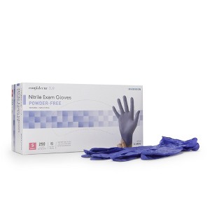 McKesson Confiderm® 3.0 Nitrile Exam Glove, Small, Blue - 1 of 4