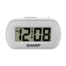 Sharper Image Laser Target Alarm Clock White New A4 