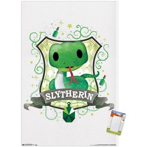 Trends International The Wizarding World: Harry Potter - Slytherin Charm Unframed Wall Poster Prints - 1 of 4