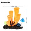 Unique Bargains Silicone Aquarium Simulation Horn Coral Fish Tank Landscape Decoration 3.39"x3.23" 1 Pc - 4 of 4