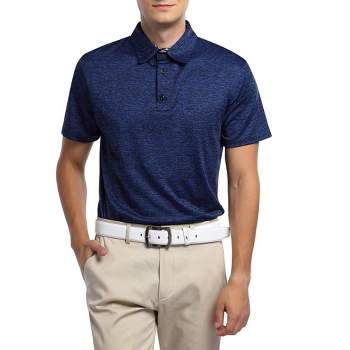 Mens Golf Shirt Moisture Wicking Quick-Dry Short Sleeve Casual Polo Shirts for Men