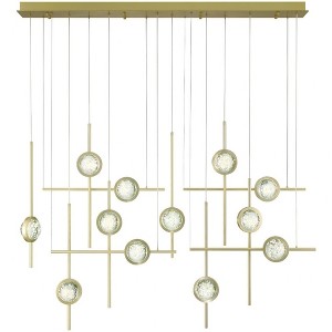 Eurofase Lighting Barletta 12 - Light Chandelier in  Gold - 1 of 4