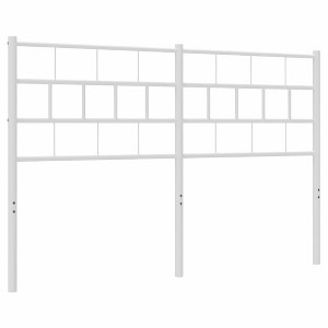vidaXL Metal Headboard White 59.1" - 1 of 4