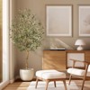 Whizmax Artificial Olive Tre, Faux Potted Plant with Realistic Trunk, Adjustable Branches & Fruits, Indoor Tropical Decor for Home & Office - 3 of 4