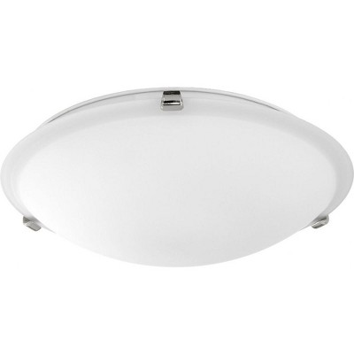 Quorum Lighting 3 - Light Flush Mount in  Polished Nickel