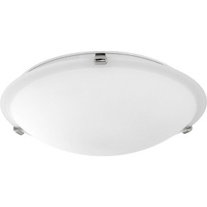 Quorum Lighting 3 - Light Flush Mount in  Polished Nickel - 1 of 1