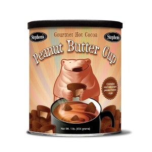 Stephen's Gourmet Hot Cocoa, 16-Ounce Cans (Peanut Butter Cup, 1 Pack) - 1 of 4