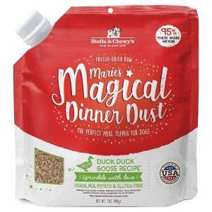 Stella & Chewy's Marie's Magical Dinner Dust Duck Duck Goose Duck Flavor Dry Dog Food - 7oz - 1 of 4