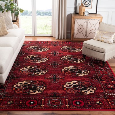 Elegant Red Multi 9'x12' Hand-Knotted Traditional Area Rug