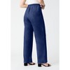 Roaman's Women's Plus Size Comfort Stretch Wide Leg Jean - 4 of 4