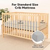 KeaBabies Isla Waterproof Crib Sheets for Boys, Girls, 2pk Baby Fitted Crib Sheet, Waterproof Crib Mattress Protector Sheets - 2 of 4