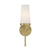 Savoy House Haynes 1 - Light Wall Light in  Warm Brass - 2 of 4