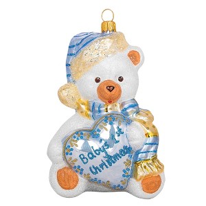 Miss Christmas 5.0 Inch Baby's 1St Christmas It's A Boy! Christmas Tree Ornament , Christmas Decor Holiday New Heirloom (1PC) - 1 of 4