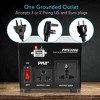 Pyle Step Up and Step Down Transformer - Power Supply Voltage Converter with USB Charge Port (500 Watt) (PVTC320U) - 3 of 4