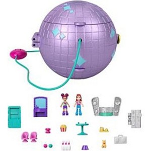 Polly Pocket Dolls & Accessories, Compact Playset with 2 Micro Dolls, 15 Toy Pieces & 1 Fashion Piece, Double Play Skating - 1 of 1