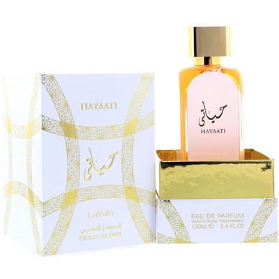 Lattafa Hayaati Gold Elixir Eau de Parfum, 3.4 oz