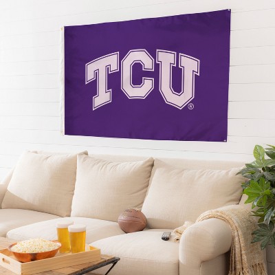 Evergreen Texas Christian University 3' x 5' Indoor Outdoor Flag for Home Apartment Dorm Rooms