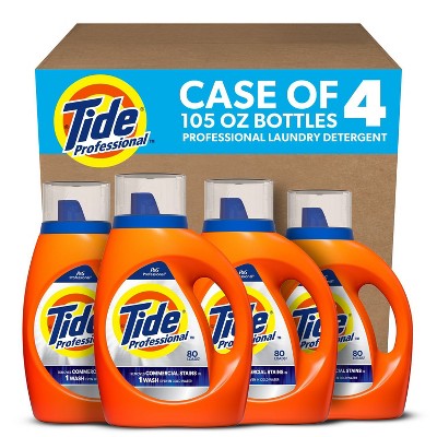 Commercial HE Liquid Laundry Detergent, 105 oz Pour Bottle (4 Pack)