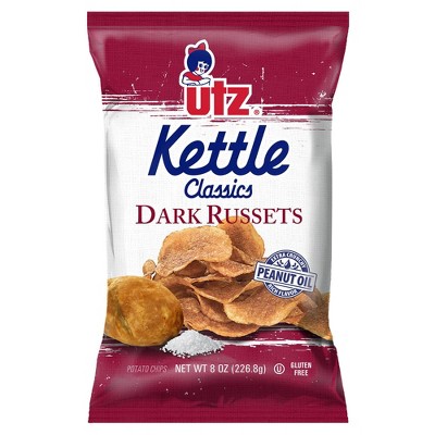 Utz Kettle Classics Dark Russets Kettle Cooked Potato Chips - 8oz
