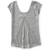 Aeropostale Womens Sheer Lace Inset Knit Blouse - 2 of 2