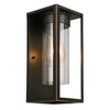 12" Walker Hill Outdoor Clear Glass Wall Light Oil Rubbed Bronze - EGLO: ETL Listed, 60W, Transitional Style - 3 of 4