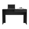 Anybear Black Writing Computer Desk with One Drawer - 2 of 4