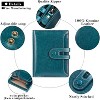 BEAFUP Small Wallet for Women,Rfid Blocking Genuine Leather Bifold Wallet Holder for Women with Zipper Coin Pocket 2 ID Windows - 2 of 4