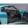 1973 Toyota Celica Liftback 2000GT (RA25) RHD (Right Hand Drive) Turquoise Blue Metallic 1/18 Model Car by Autoart - 4 of 4