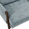 CAVINAS Elegant Velvet Armchair with Rubberwood Frame, Cushioned Seat for Living Room, Bedroom, Office, Study - 3 of 4