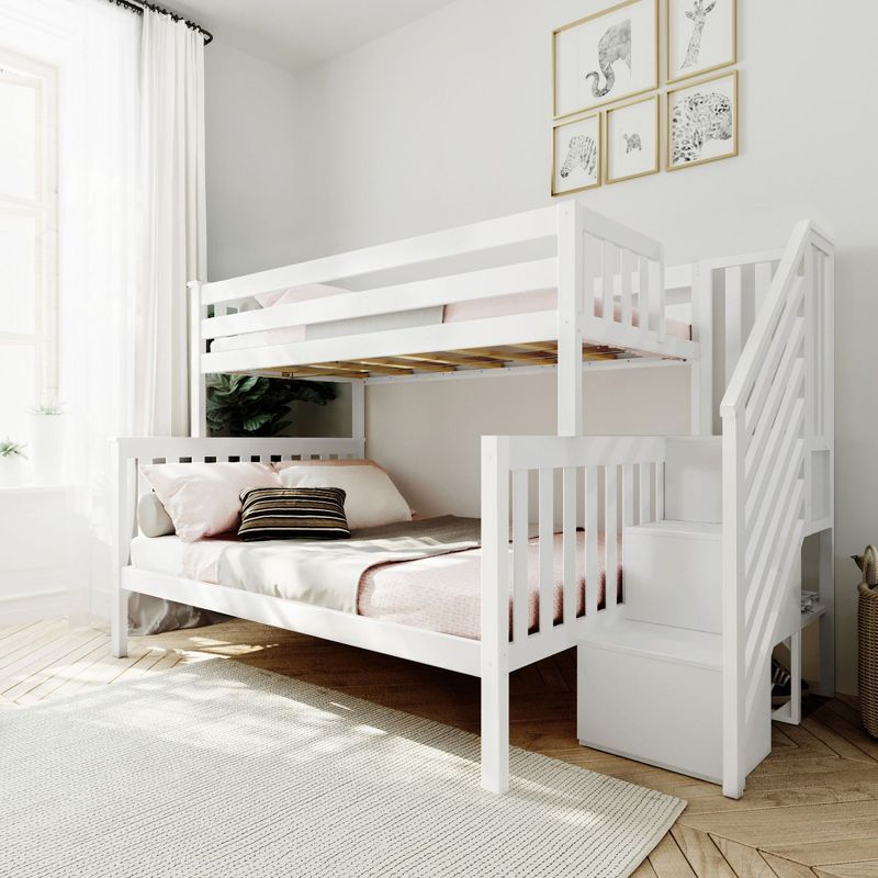 Max & Lily Twin over Full Staircase Bunk Bed, 3 of 9