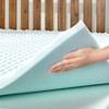 Mellow Egg Crate Memory Foam Cooling Gel Infusion 1.5" Mattress Topper - 4 of 4