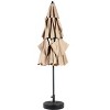 Gulches Aluminium 10ft 3 Tier Auto-tilt Umbrella ,Outdoor Patio Umbrella - Market Table Pool Deck Umbrella (Base Not Included)( khaki ) - 2 of 4