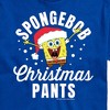 Men's - SpongeBob SquarePants - Christmas Pants Short Sleeve Graphic T-Shirt - 2 of 4