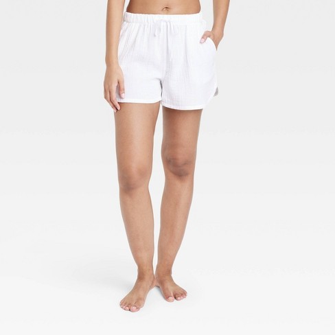 Nieuw maanjaar Bewonderenswaardig thema Women's Cotton Gauze Shorts - Stars Above™ White Xxl : Target