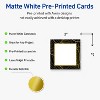 Avery Square Business Cards, Black with Gold Pattern, 2" x 2" - 2 of 4