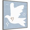 Amanti Art White Dove I by Melissa Wang Canvas Wall Art Print Framed 30-in. x 30-in. - 2 of 4