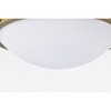 Nuvo Lighting Lafayette 1 - Light Flush Mount in  Matte Black - 3 of 4