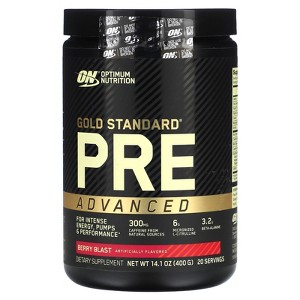 Optimum Nutrition Gold Standard® Pre Advanced, Berry Blast, 14.1 oz (400 g) - 1 of 2