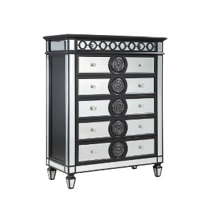 44" Varian II Chest with 5 Drawers, Reflective Surface - Acme Furniture - 1 of 4