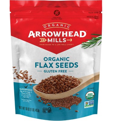 Arrowhead Mills Organic Flax Seeds 16 oz Pkg.