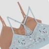 Maidenform Girls' 2pk Seamfree Lace Back Crop Bra - White - 3 of 3