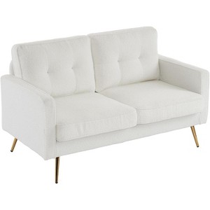 VINGLI 56" Modern Loveseat,Small Sofa Couch Deep Seat for Living Room,2-Seater Loveseat Sofa - 1 of 4