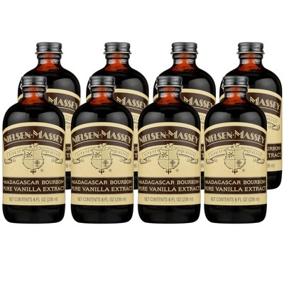 Nielsen-Massey Madagascar Bourbon Pure Vanilla Extract - Case of 8/8 oz
