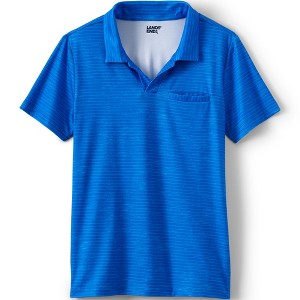 Lands' End Kids Short Sleeve Athletic Polo Shirt - 1 of 2